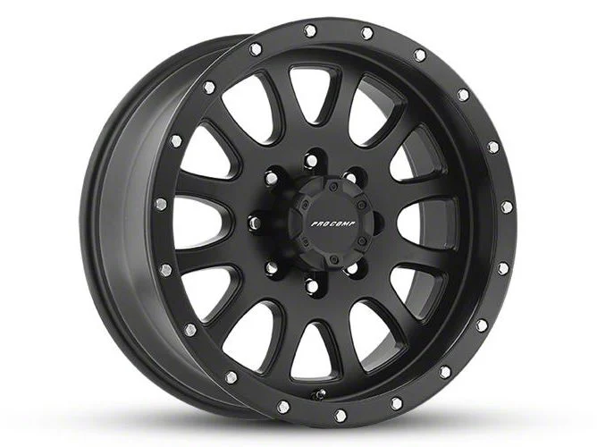 Pro Comp Wheels Syndrome Satin Black 6-Lug Wheel; 17x9; -6mm Offset (19-26 Silverado 1500)