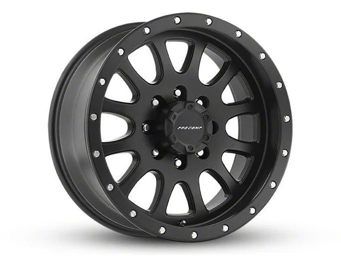Pro Comp Wheels Syndrome Satin Black 6-Lug Wheel; 20x9; 0mm Offset (14-18 Sierra 1500)