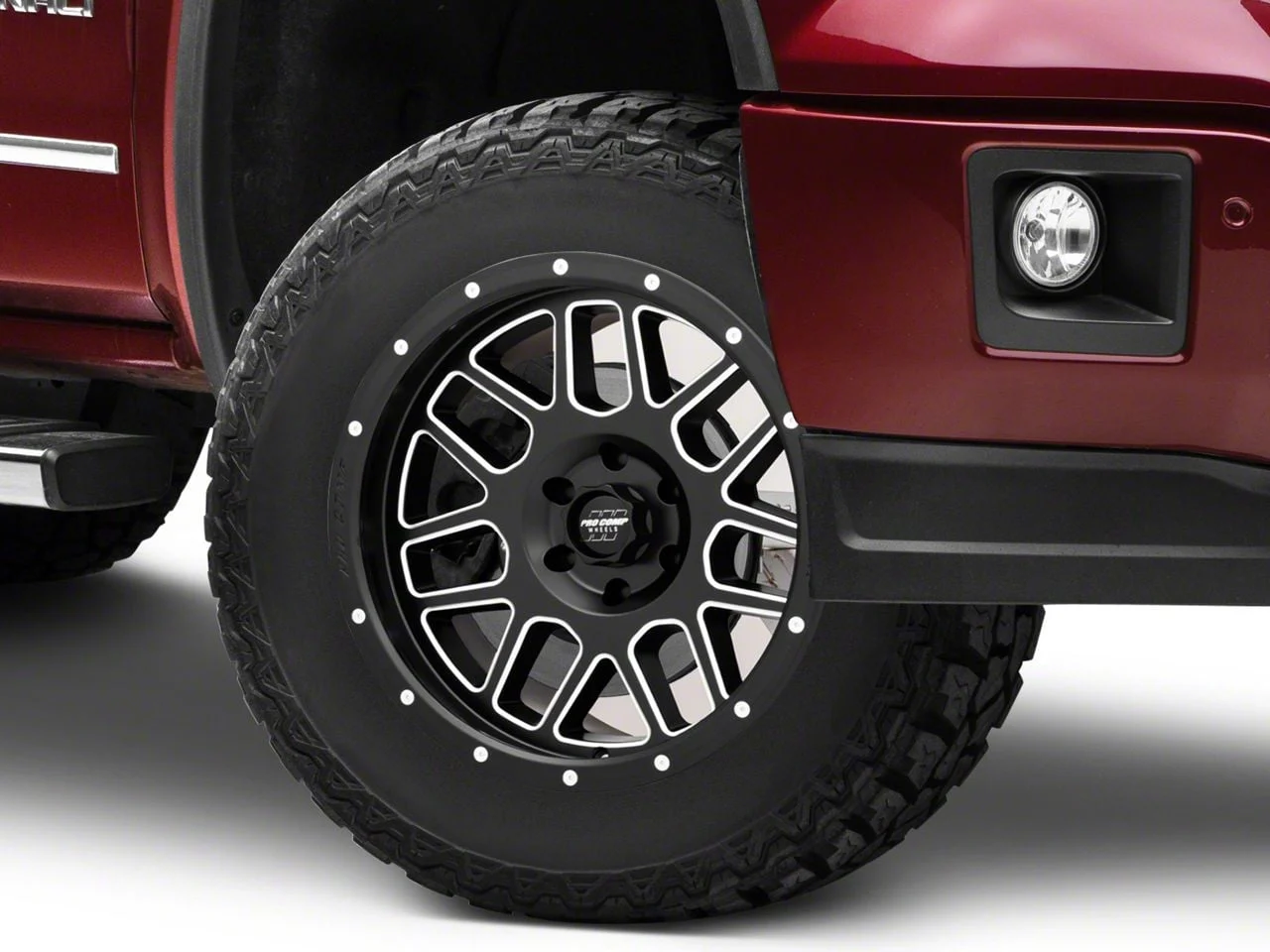 Pro Comp Wheels Vertigo Satin Black Milled 6-Lug Wheel; 18x9; 0mm Offset (14-18 Sierra 1500)