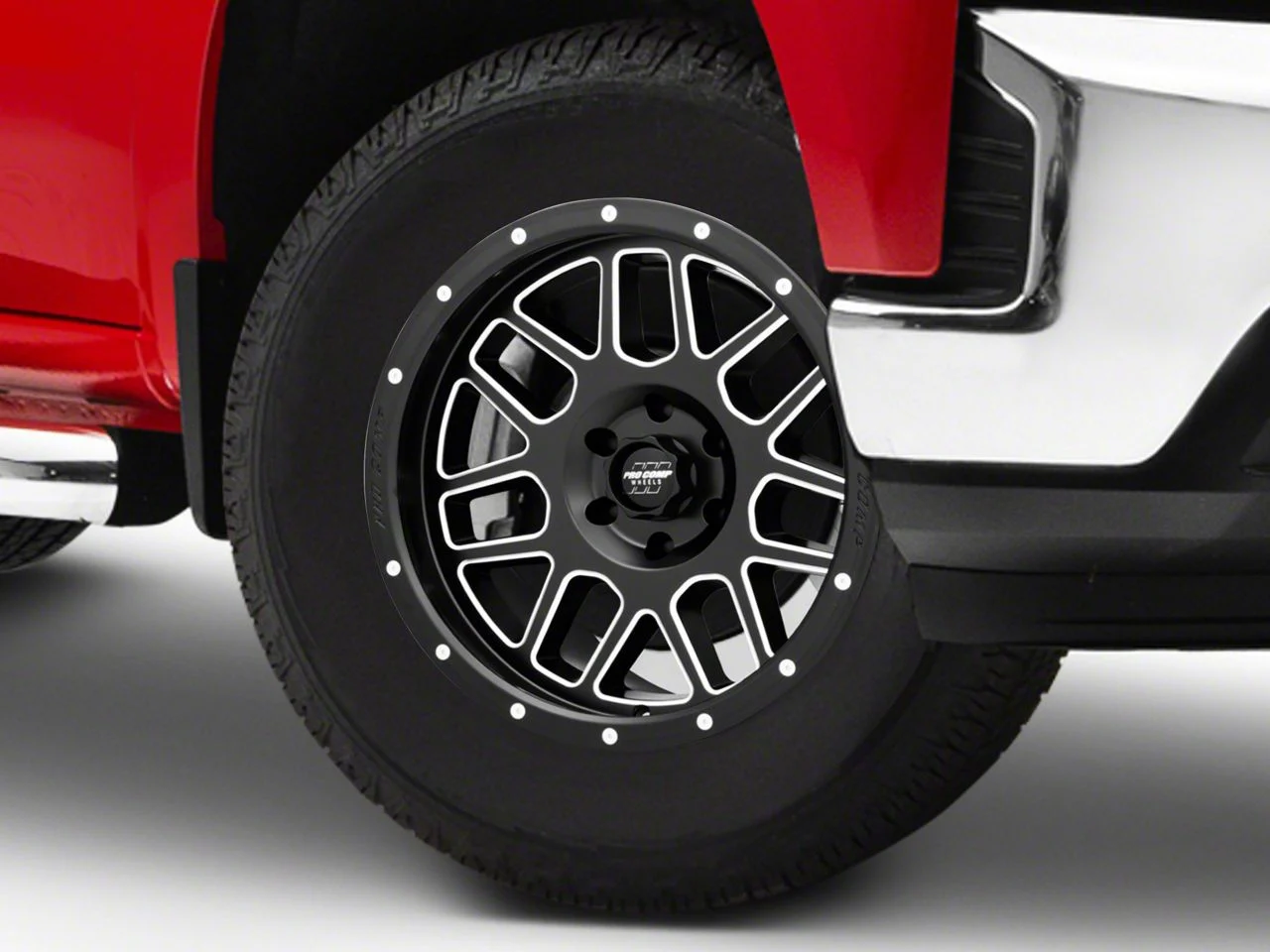 Pro Comp Wheels Vertigo Satin Black Milled 6-Lug Wheel; 18x9; 0mm Offset (19-26 Silverado 1500)