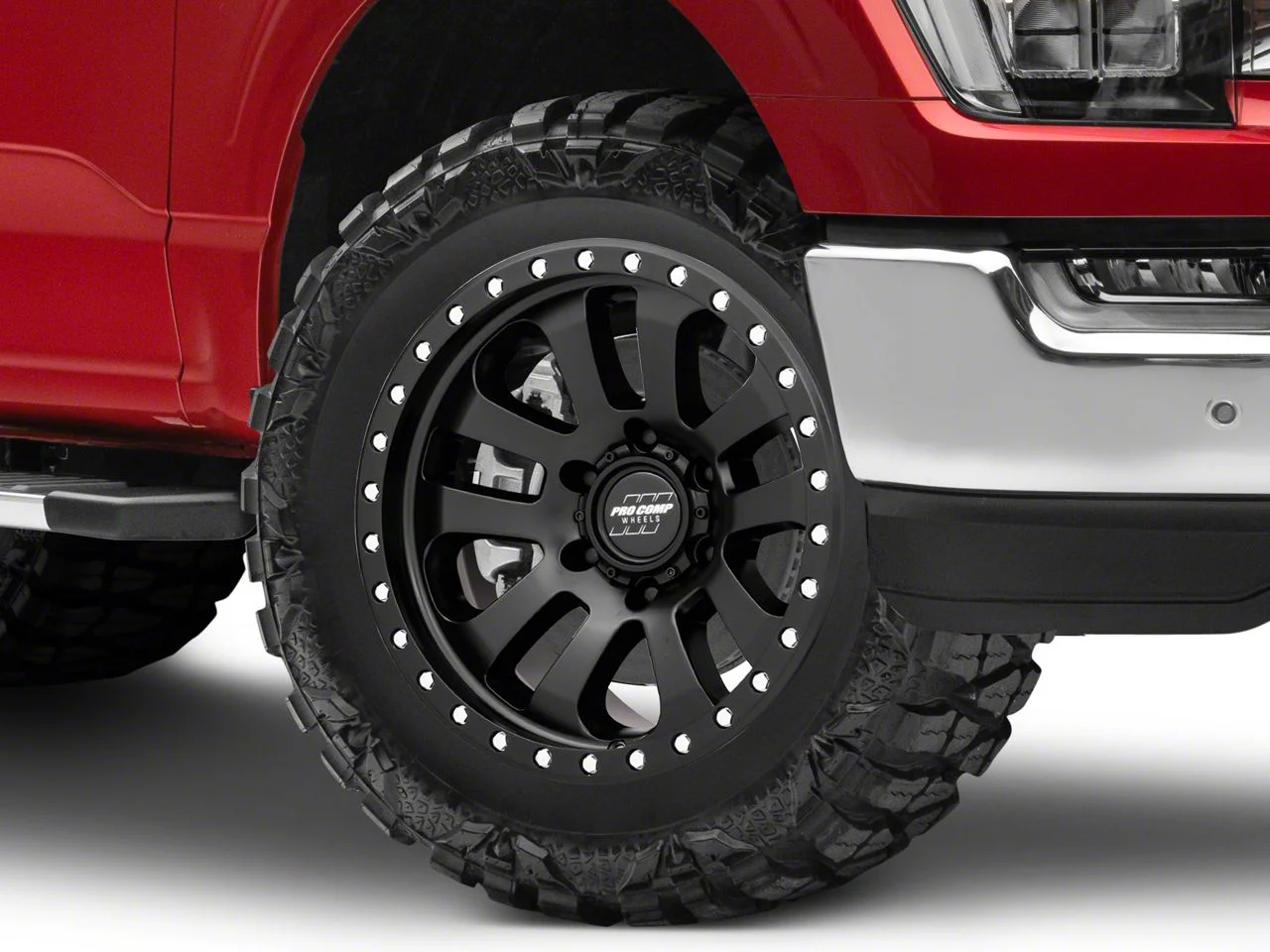 Pro Comp Wheels Prodigy Satin Black 6-Lug Wheel; 20x9.5; -6mm Offset (21-26 F-150)
