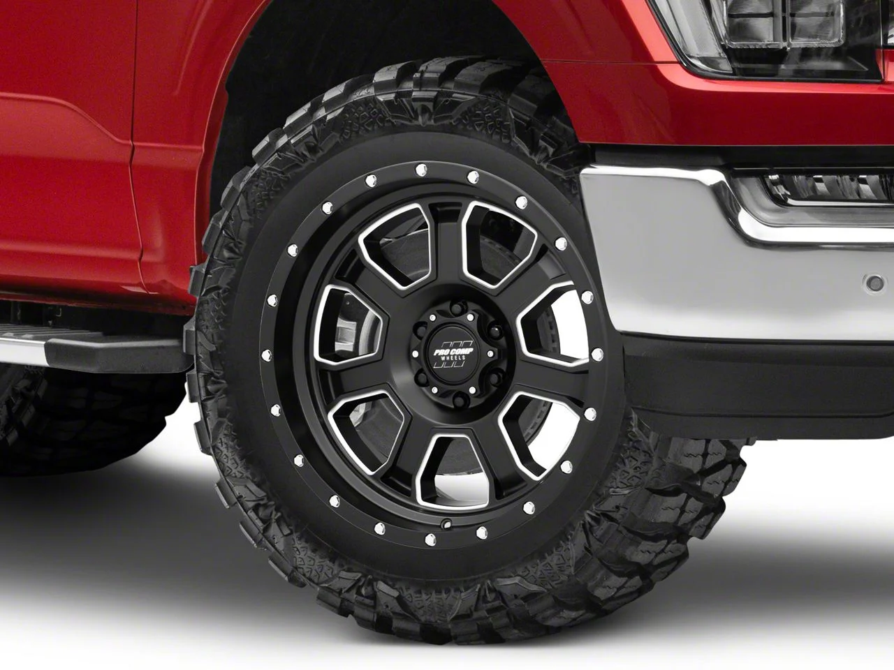 Pro Comp Wheels Sledge Satin Black Milled 6-Lug Wheel; 20x9; 0mm Offset (21-26 F-150)