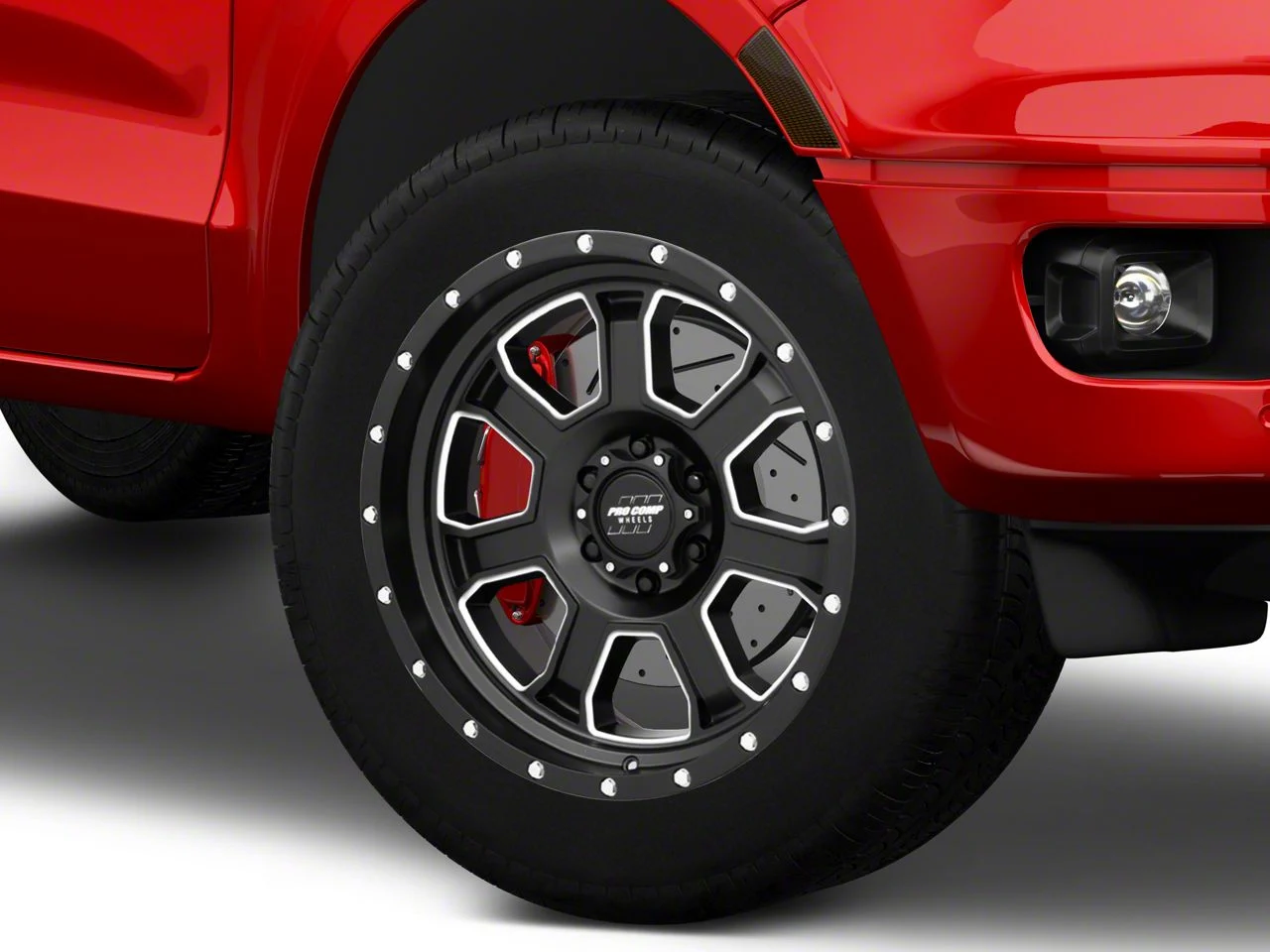 Pro Comp Wheels Sledge Satin Black Milled 6-Lug Wheel; 20x9; 0mm Offset (19-23 Ranger)