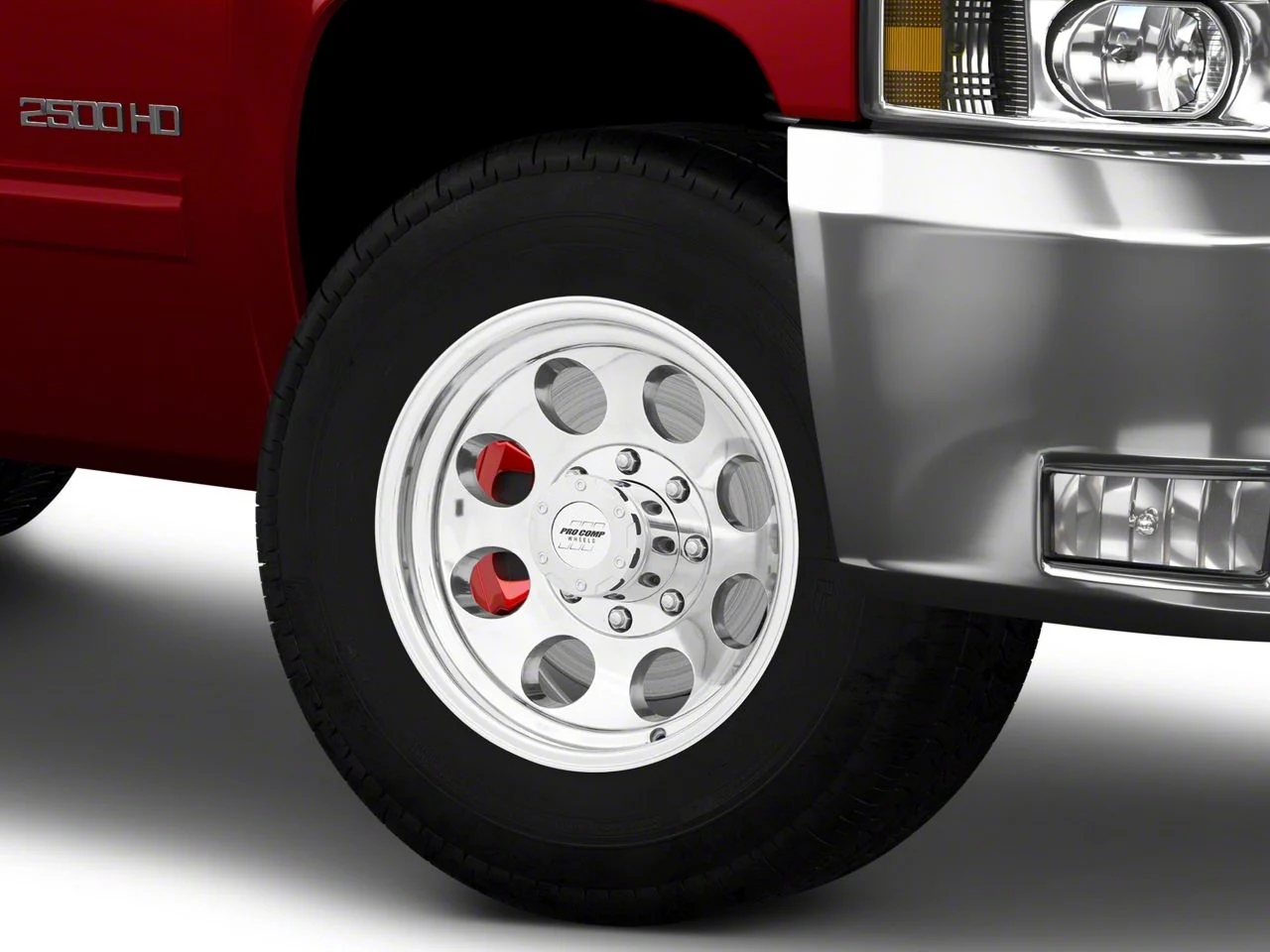 Pro Comp Wheels 69 Series Polished 8-Lug Wheel; 17x9; -6mm Offset (07-10 Silverado 2500 HD)