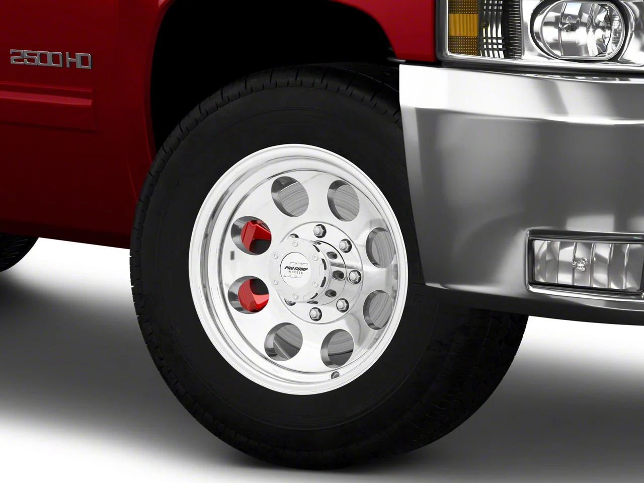 Pro Comp Wheels 69 Series Polished 8-Lug Wheel; 18x9; -6mm Offset (07-10 Silverado 2500 HD)