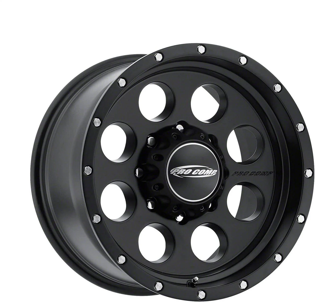 Pro Comp Wheels Proxy Satin Black 8-Lug Wheel; 17x9; -6mm Offset (07-10 Silverado 2500 HD)
