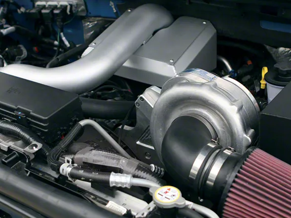 Procharger High Output Intercooled Supercharger Tuner Kit with P-1SC-1; Satin Finish (09-10 5.4L F-150, Excluding Raptor)