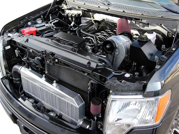 Procharger High Output Intercooled Supercharger Complete Kit with D-1SC; Satin Finish (11-14 6.2L F-150, Excluding Raptor)