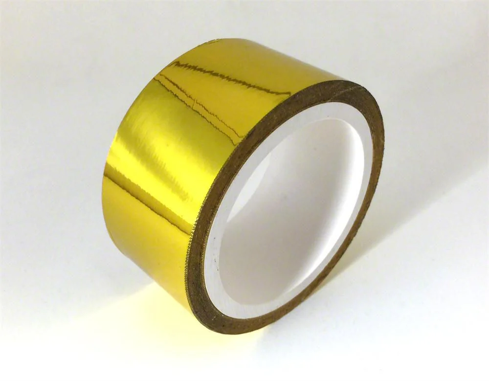 Prosport Gold Heat Reflective Self Adhesive Tape; 2-Inch x 15-Foot Roll (Universal; Some Adaptation May Be Required)