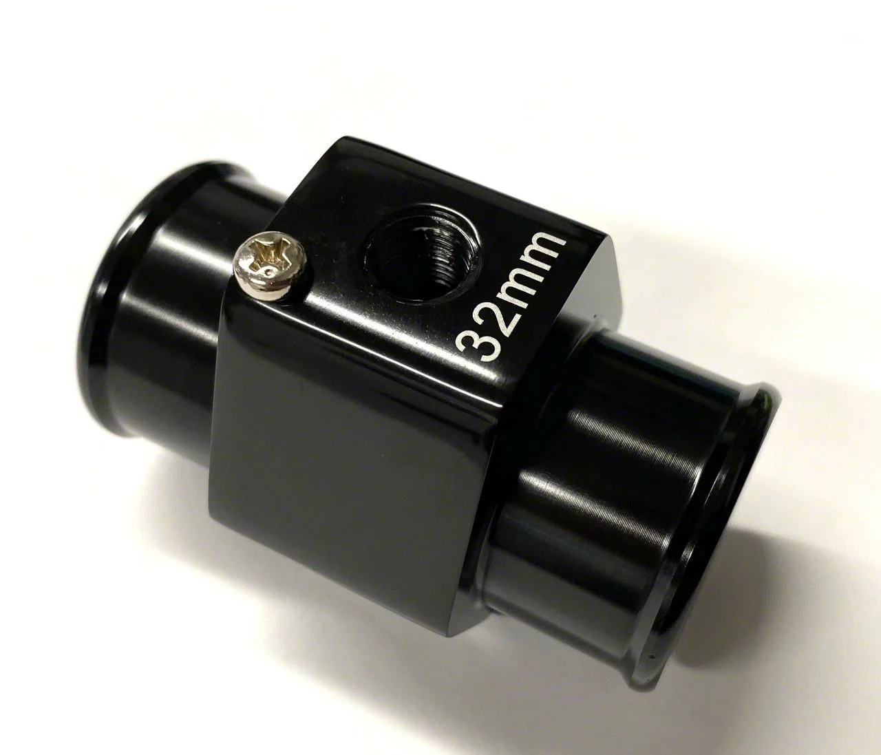 Prosport Water Temperature Sender Radiator Hose Adapter; 34mm; Black (Universal; Some Adaptation May Be Required)