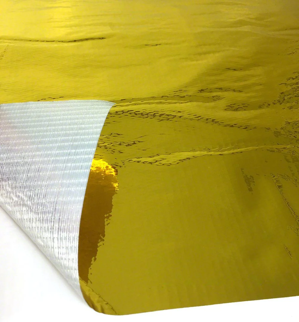 Prosport Gold Heat Reflective Self Adhesive Tape; 20-Inch x 20-Inch Square (Universal; Some Adaptation May Be Required)