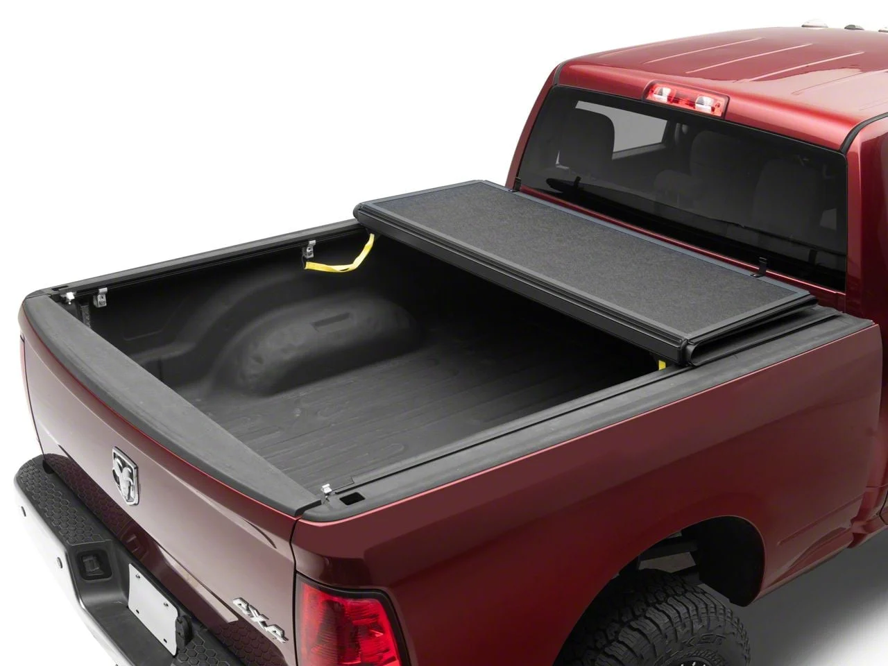 Proven Ground Low Profile Hard Tri-Fold Tonneau Cover (10-26 RAM 2500 w/ 6.4-Foot Box & w/o RAM Box)