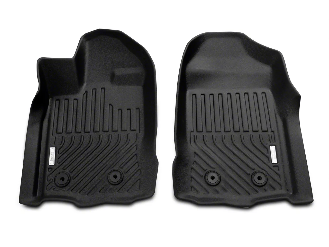 Proven Ground Precision Molded Front Floor Liners; Black (19-26 Ranger)