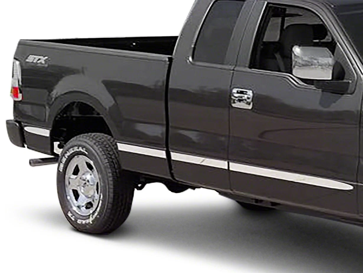 Putco Body Side Molding; Billet Aluminum (04-08 F-150 SuperCab)