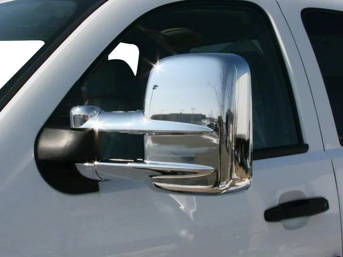 Putco Mirror Covers; Chrome (07-15 Sierra 1500 w/ Towing Mirrors)