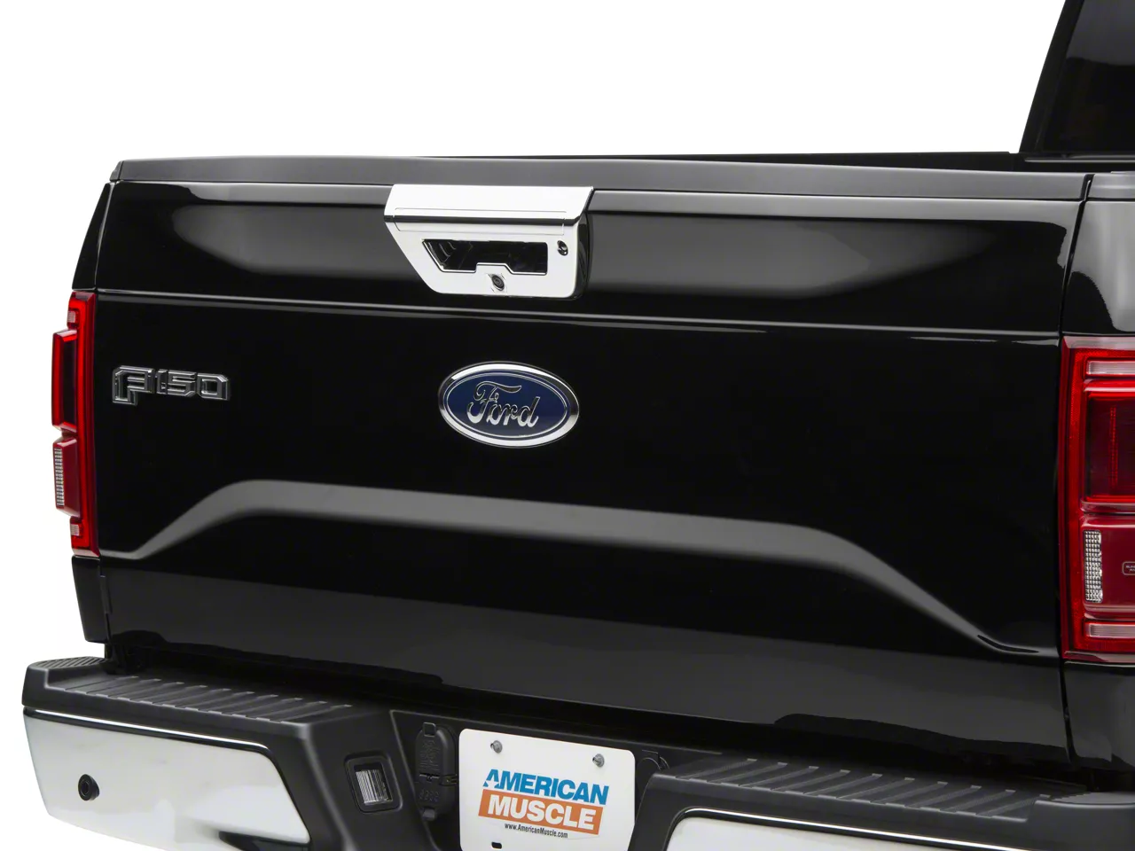 Putco Tailgate Handle Cover; Chrome (15-17 F-150)