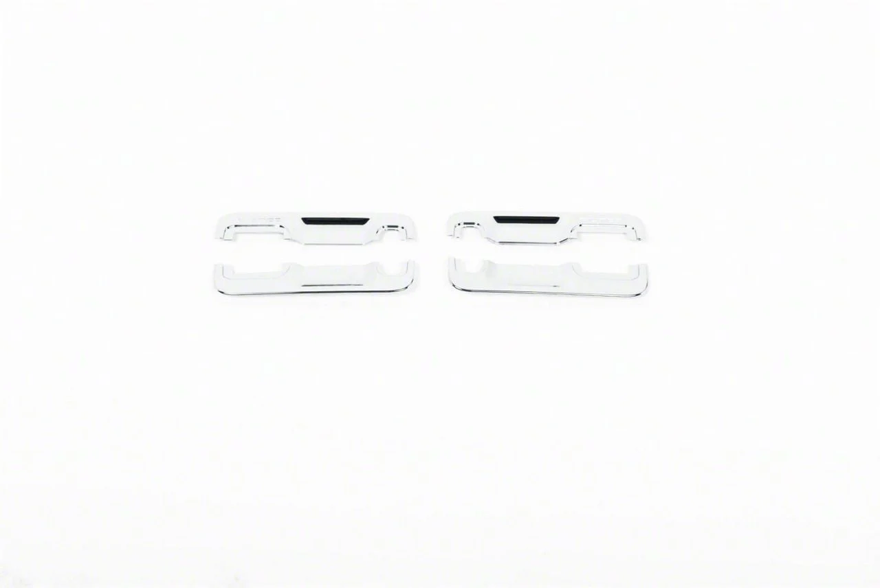 Putco Door Handle Covers; Chrome (17-22 F-350 Super Duty Regular Cab, SuperCab)