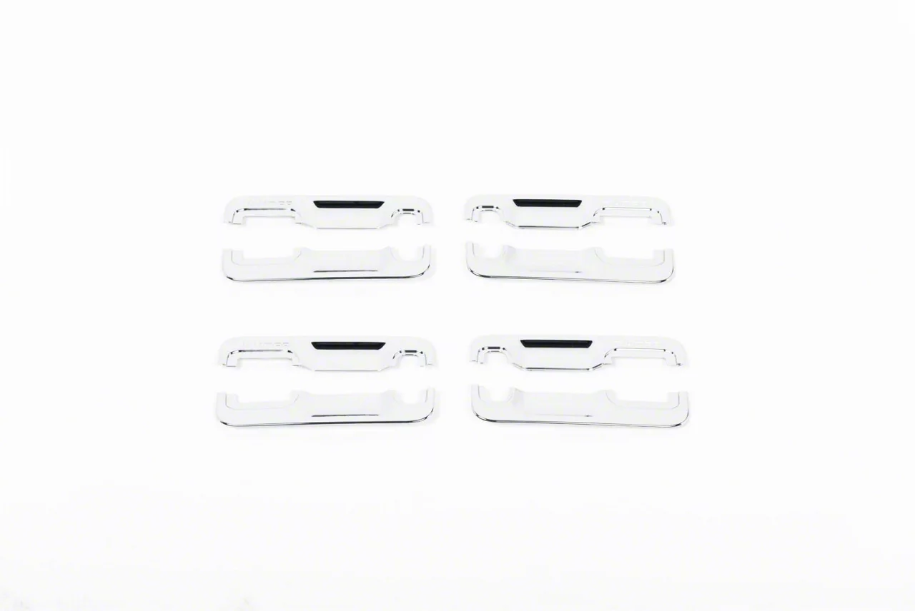 Putco Door Handle Covers; Chrome (17-22 F-350 Super Duty SuperCrew)