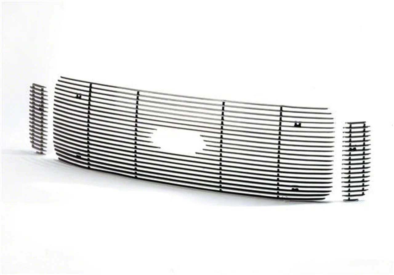 Putco Shadow Billet Upper Overlay Grilles; Polished (03-06 Silverado 1500 SS)