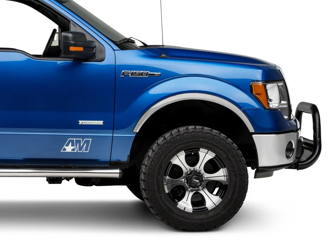 Putco Stainless Steel Fender Trim; Half Size (04-14 F-150 w/o Factory Flares)