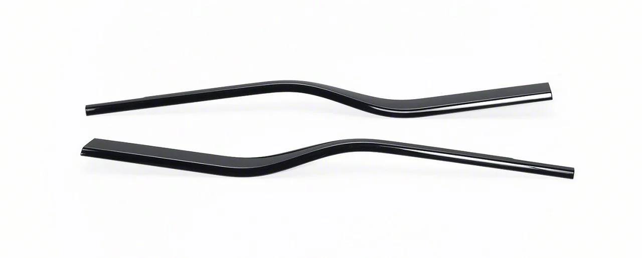 Putco Window Trim; Black (17-22 F-250 Super Duty Regular Cab)
