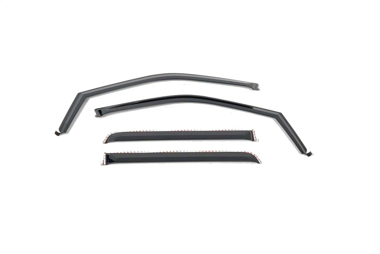 Putco Element Tinted Window Visors; Front and Rear (17-22 F-250 Super Duty SuperCrew)