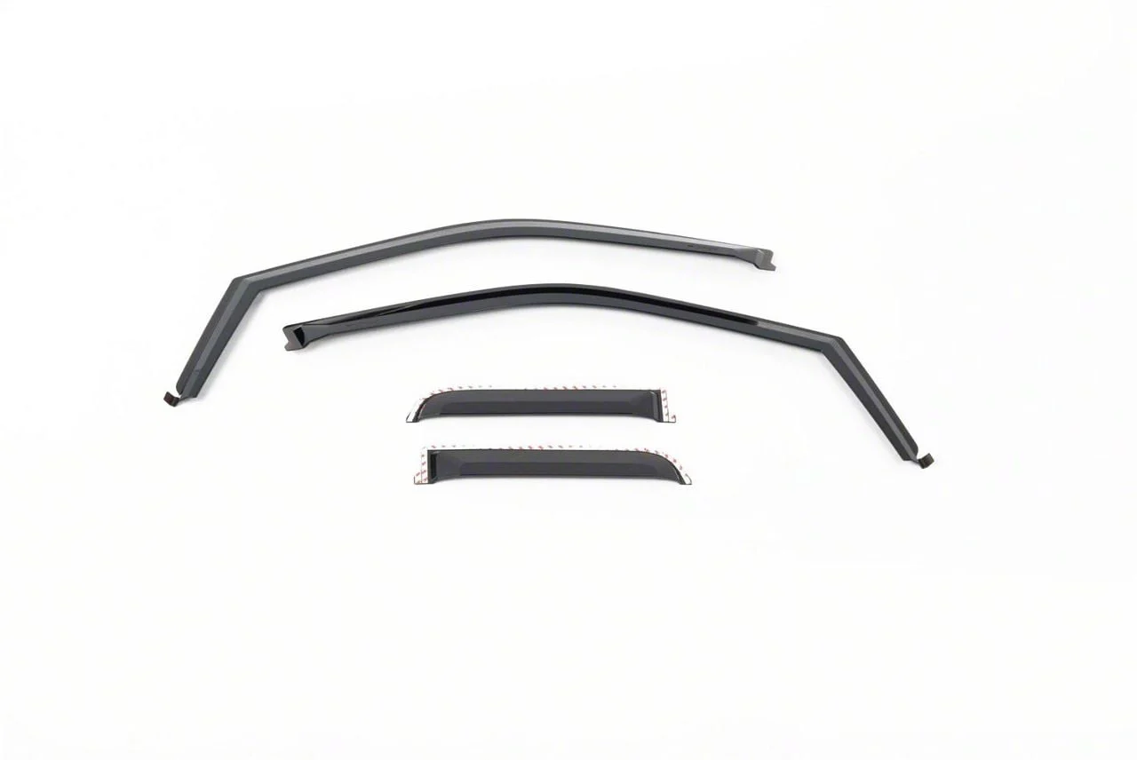 Putco Element Tinted Window Visors; Front and Rear (17-22 F-250 Super Duty SuperCab)