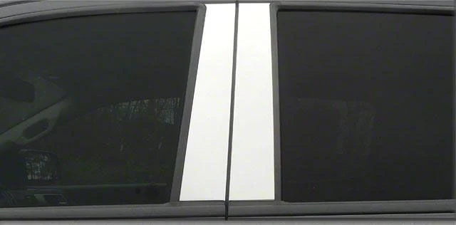 Pillar Post Trim; Stainless Steel (11-16 F-350 Super Duty)