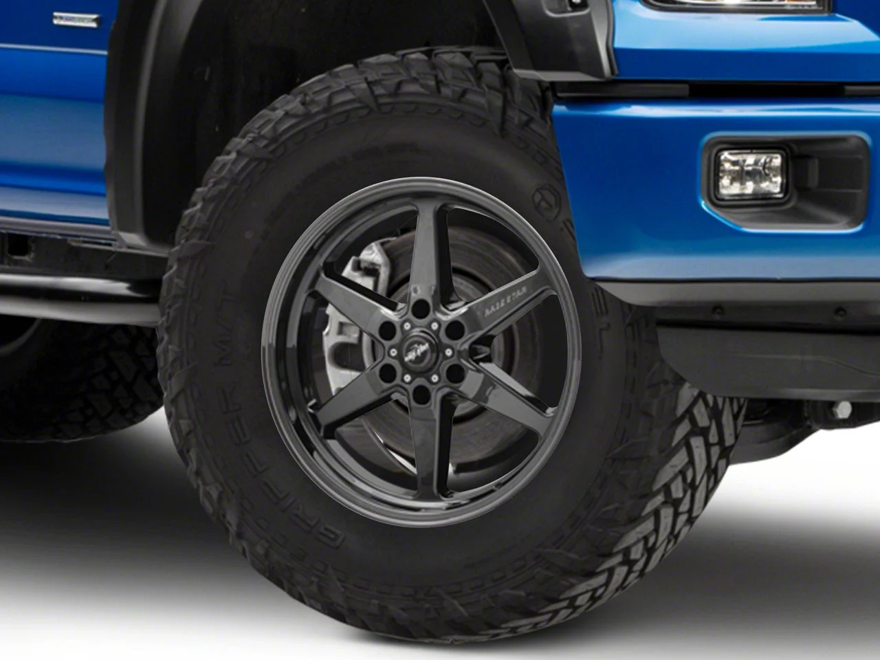 Race Star 93 Truck Star Black Chrome 6-Lug Wheel; 20x9; 25mm Offset (04-22 F-150)