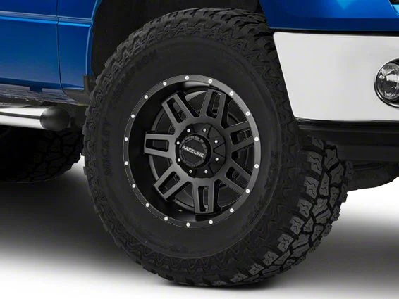 Raceline Injector Black 6-Lug Wheel; 18x9; 18mm Offset (09-14 F-150)
