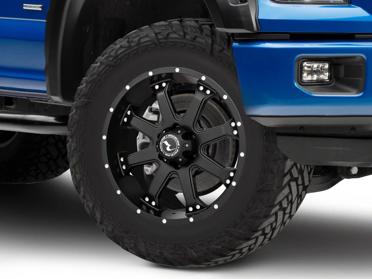 Raceline Assault Black 6-Lug Wheel; 20x9; 25mm Offset (15-20 F-150)