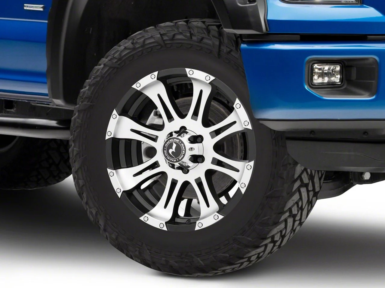 Raceline Raptor Black Machined 6-Lug Wheel; 20x9; 30mm Offset (15-20 F-150)