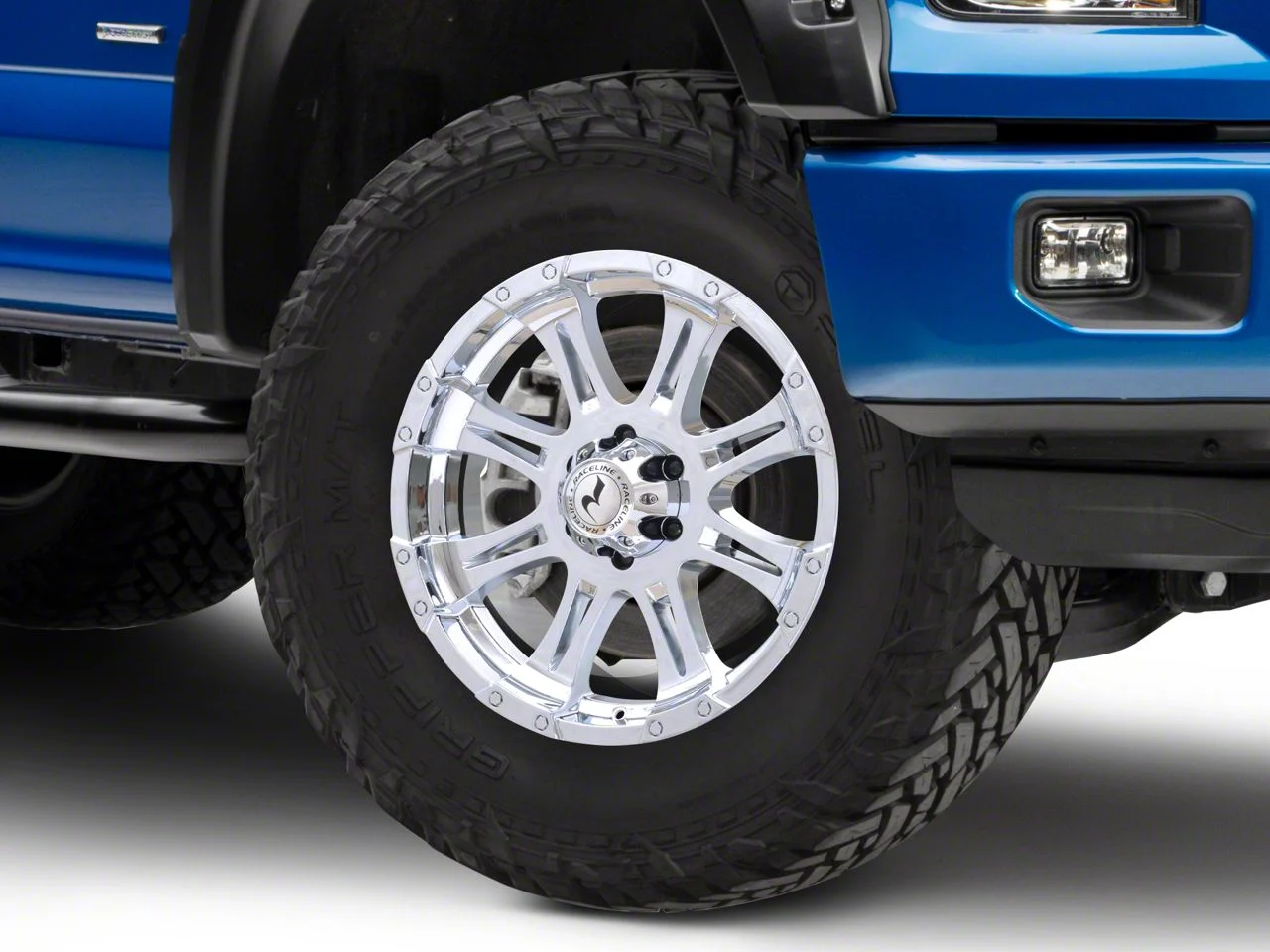 Raceline Raptor Chrome 6-Lug Wheel; 20x9; 30mm Offset (15-20 F-150)