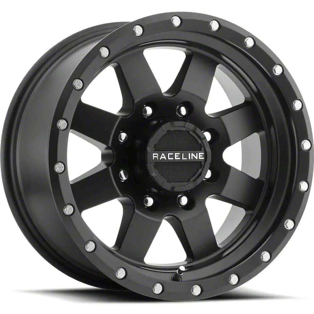 Raceline Defender Gloss Black 6-Lug Wheel; 20x9; -12mm Offset (21-26 Tahoe)