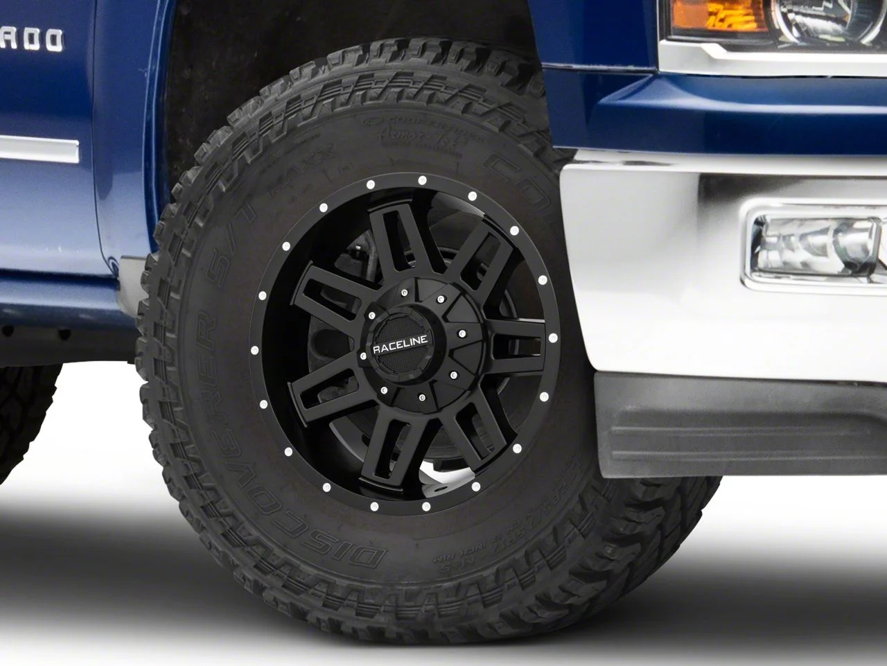 Raceline Injector Black 6-Lug Wheel; 17x8.5; 18mm Offset (14-18 Silverado 1500)