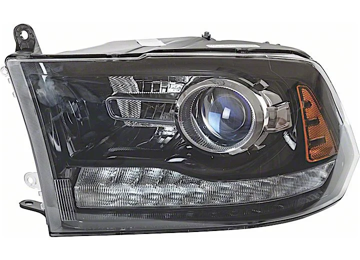 Replacement Projector Headlights; Black Housing; Clear Lens (09-12 RAM 1500)