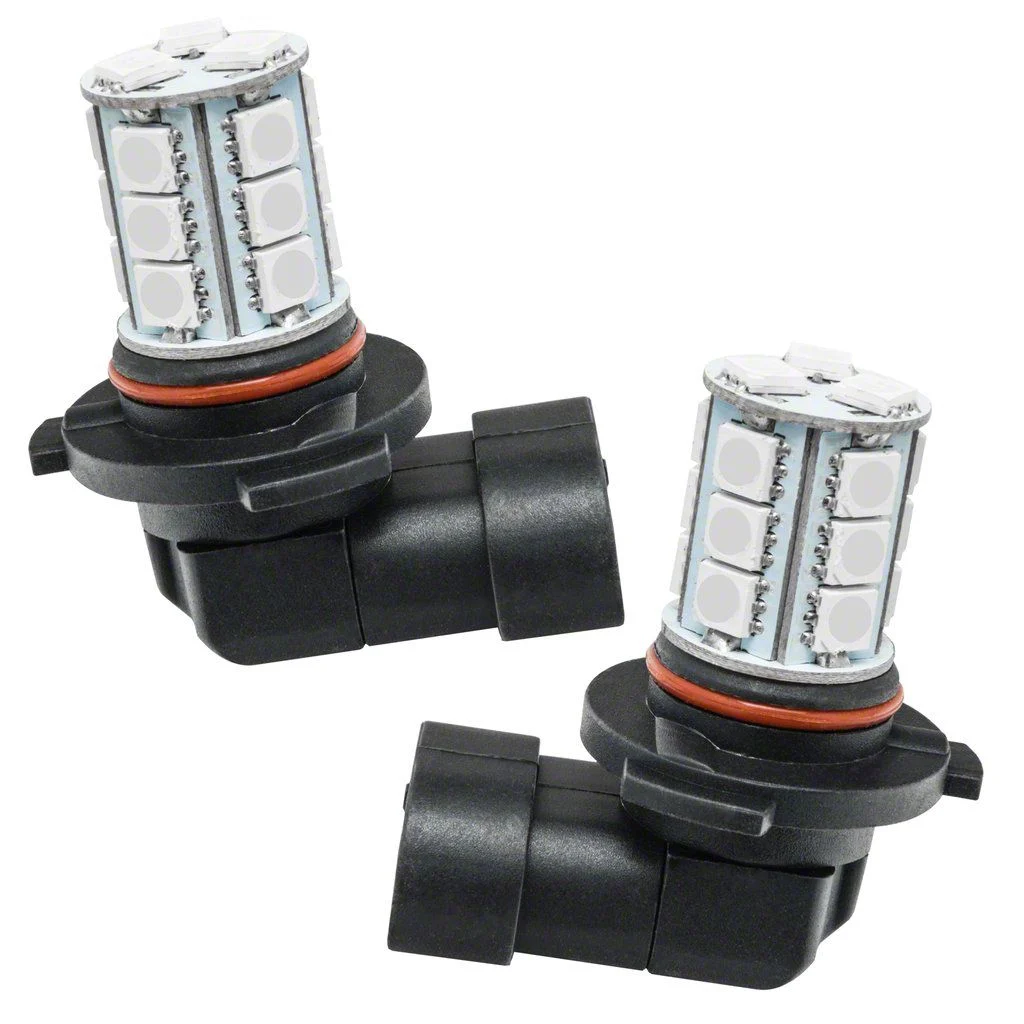 Oracle H10 / 9145 18-LED Bulbs; Amber, Pair