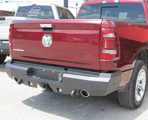 Fortis Rear Bumper; Textured Black (19-26 RAM 1500)