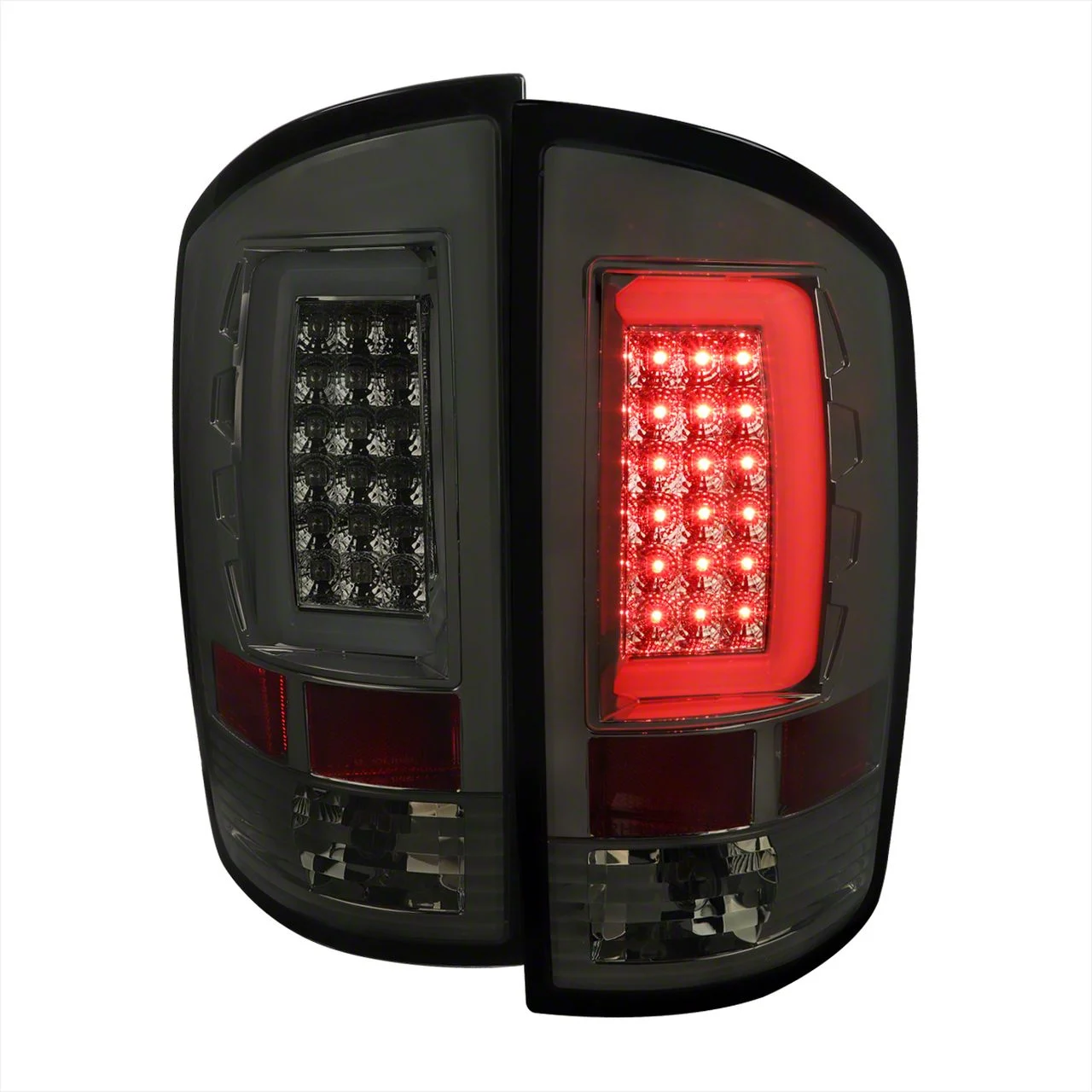 G2 LED Tail Lights; Chrome Housing; Smoked Lens (02-06 RAM 1500)