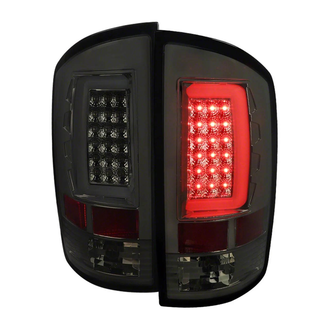 G2 LED Tail Lights; Chrome Housing; Smoked Lens (07-08 RAM 1500)