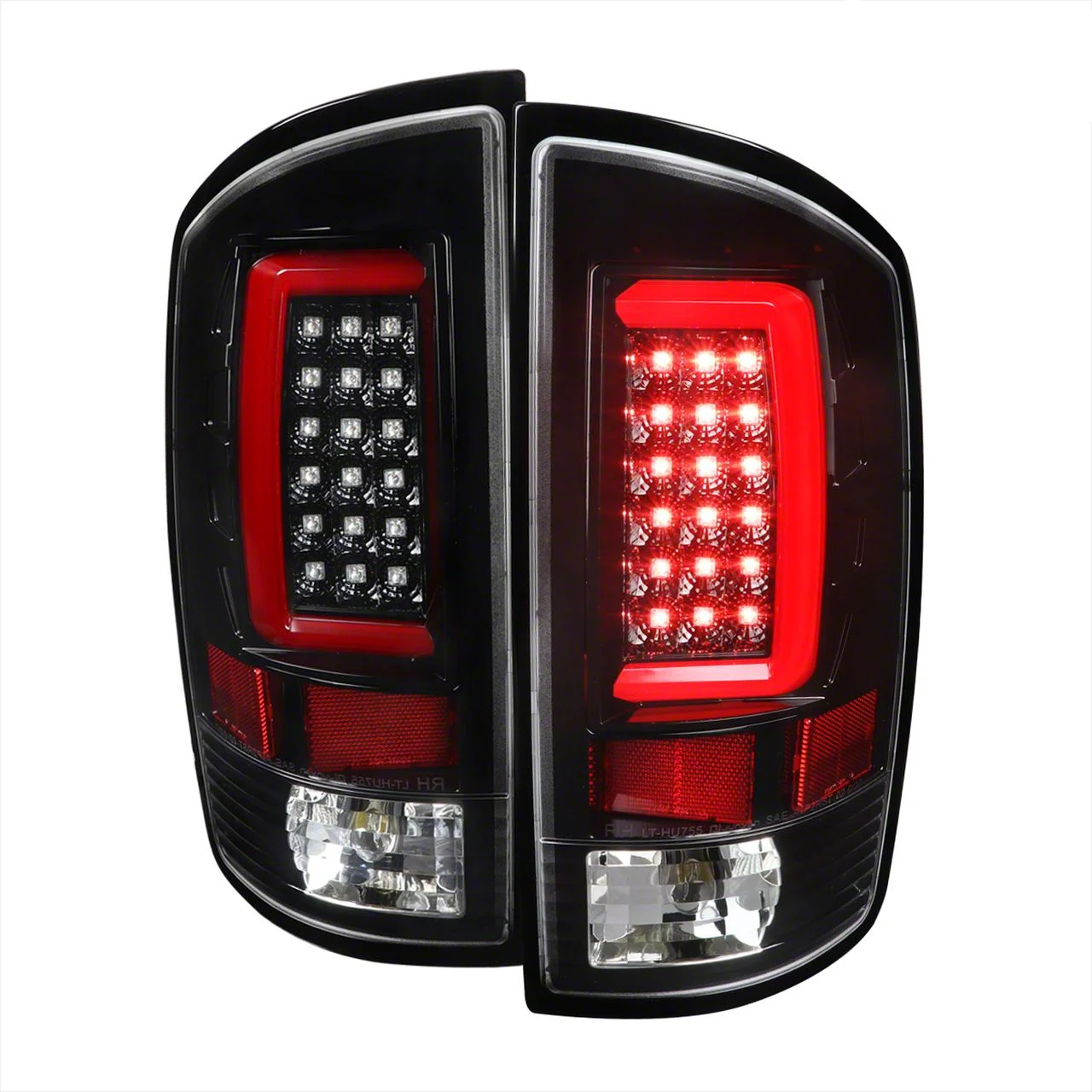 G2 LED Tail Lights; Jet Black Housing; Clear Lens (07-08 RAM 1500)