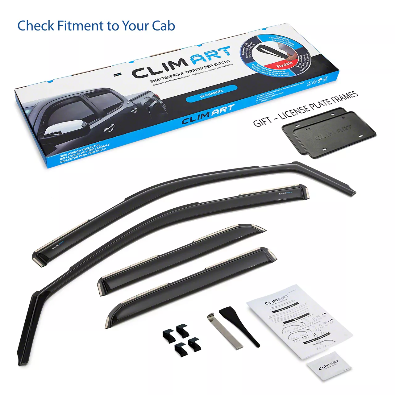 in-Channel Window Deflectors (09-18 RAM 1500 Quad Cab)