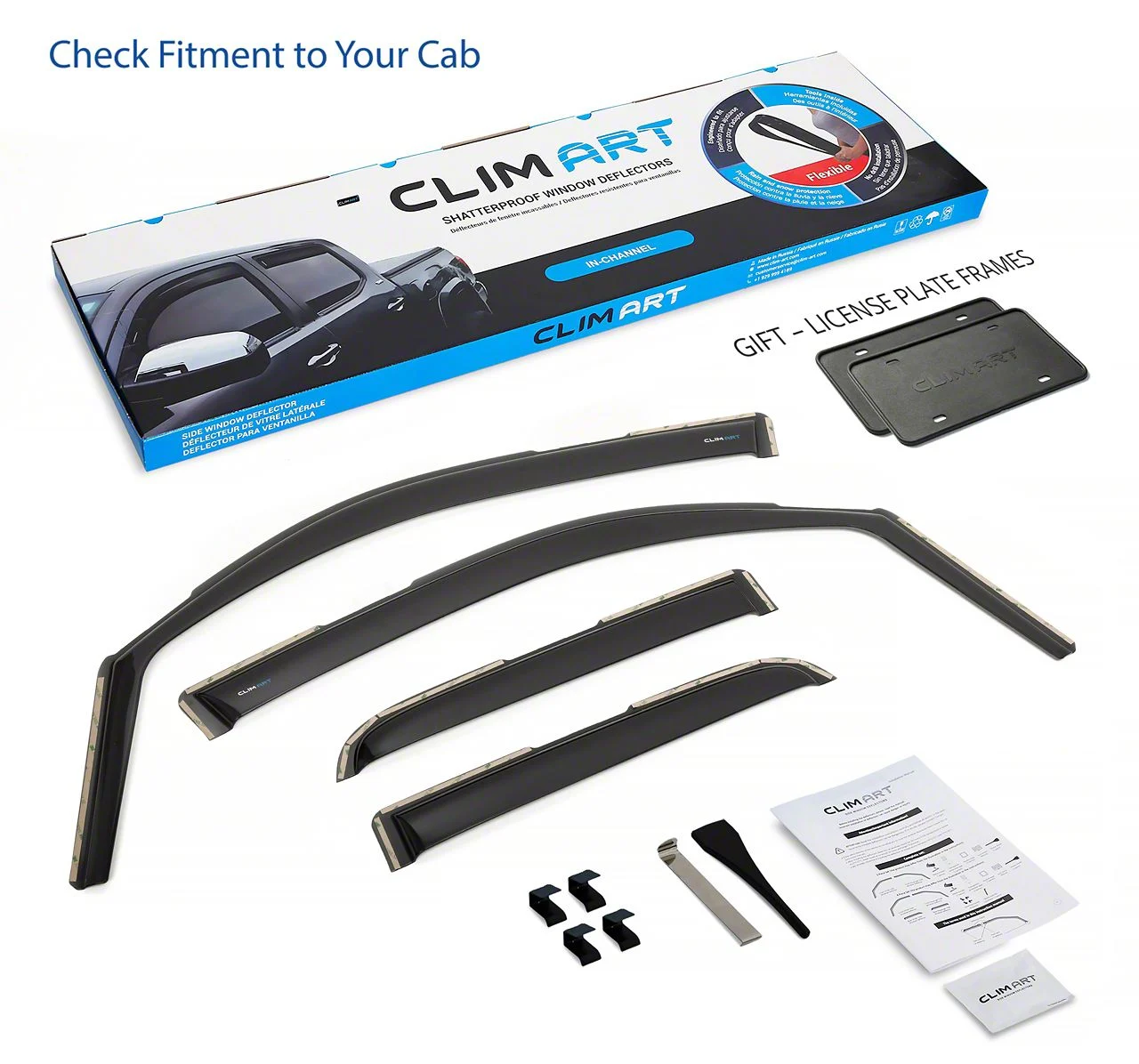in-Channel Window Deflectors (19-26 RAM 1500 Quad Cab)