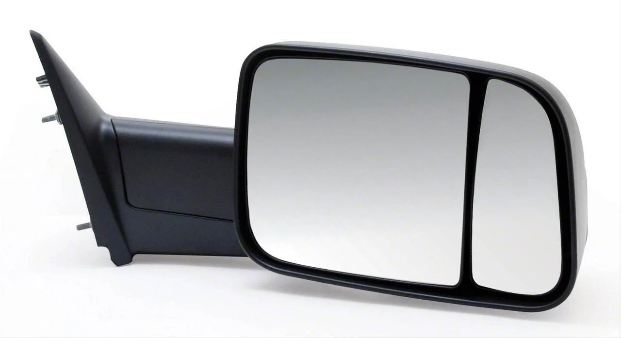 OEM Style Extendable Manual Towing Mirror; Passenger Side (09-12 RAM 1500)