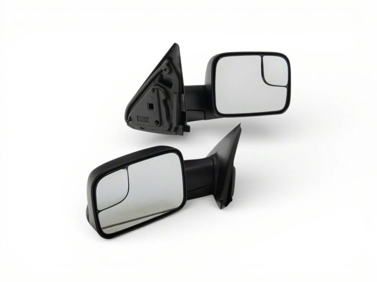 OEM Style Extendable Manual Towing Mirrors; Driver and Passenger Side (09-12 RAM 1500)