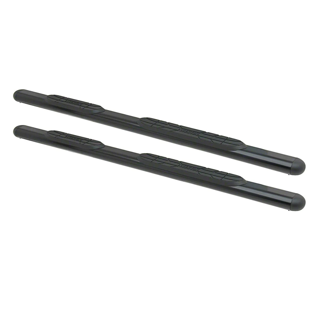 Westin Premier 4 Oval Nerf Side Step Bars with Mounting Kit; Black (19-26 RAM 1500 Quad Cab)