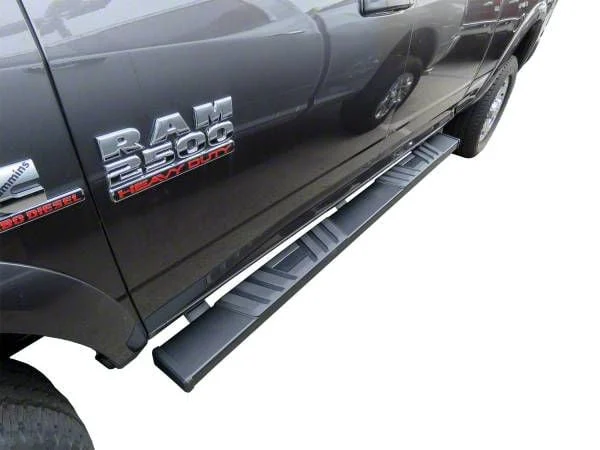 STX500 Running Boards; Black (09-18 RAM 1500 Crew Cab)