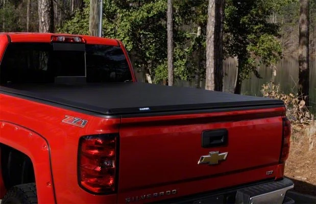 Hard Fold Tonneau Cover; Black (19-26 RAM 1500 w/ 5.7-Foot Box & w/o RAM Box)