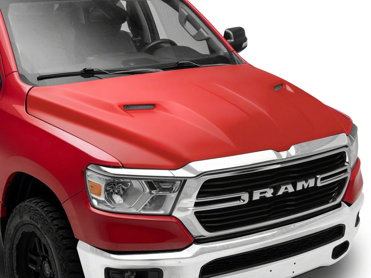 Type-CLG Style Ram Air Hood; Unpainted (19-26 RAM 1500, Excluding RHO & TRX)