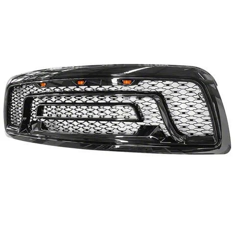 Upper Replacement Grille; Gloss Black (09-12 RAM 1500)
